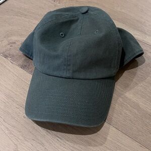 Simple green hat